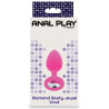 ANAL PLAY TOYJOY Plug bijou Diamond Booty S 6 x 2.8cm Rose